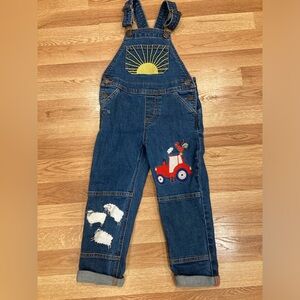 Mini Boden farm overalls